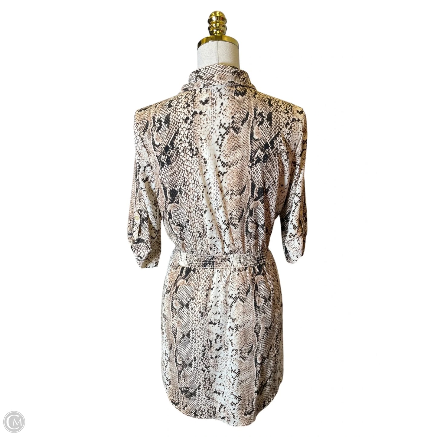 Dress Casual Midi By Clothes Mentor In Snakeskin Print, Size: S