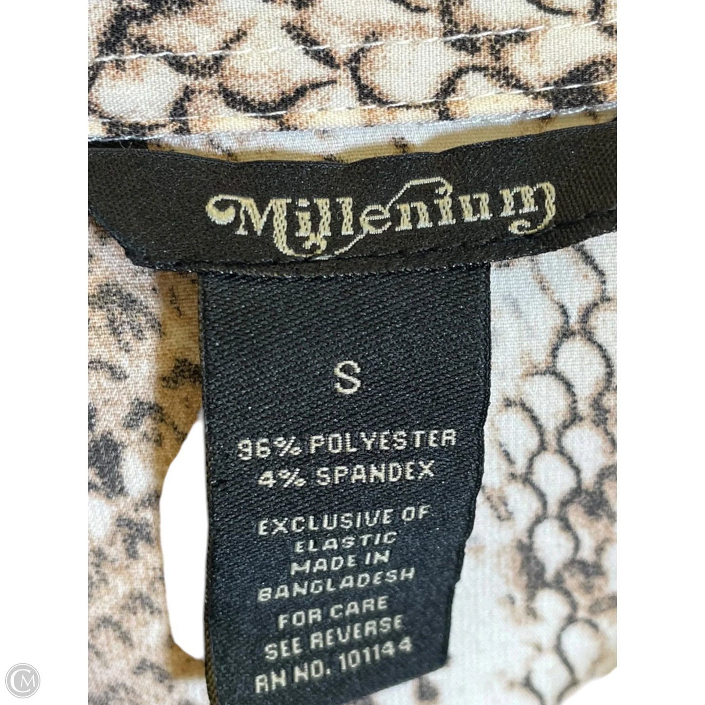 Dress Casual Midi By Clothes Mentor In Snakeskin Print, Size: S