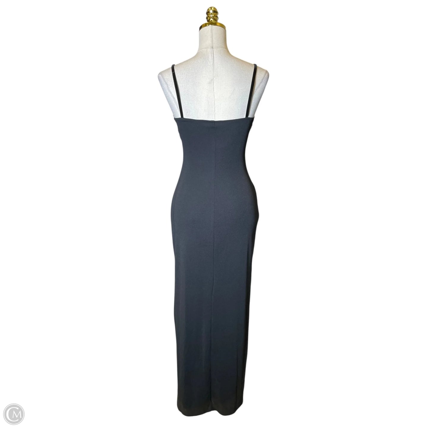 Dress Casual Maxi By Clothes Mentor In Black & Silver, Size: S