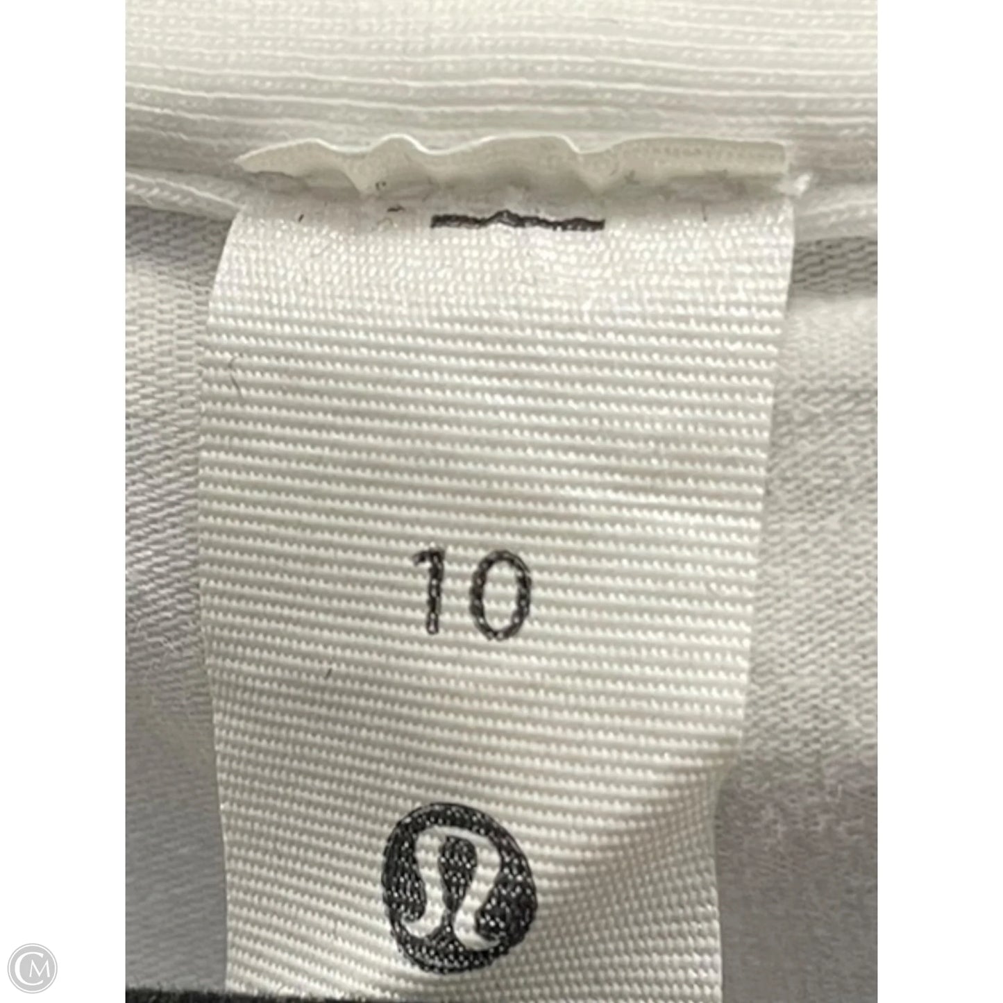 Athletic Tank Top By Lululemon In White, Size: 10