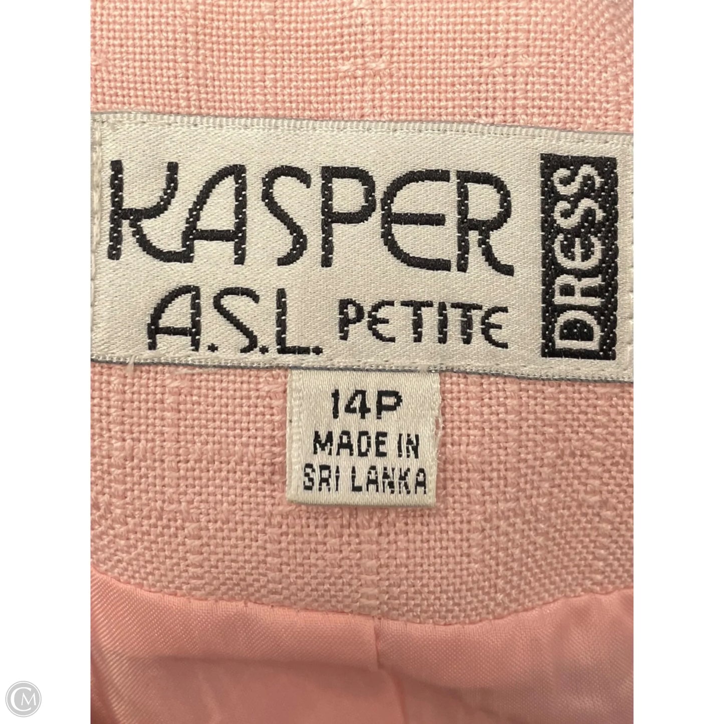 Dress Casual Midi By Kasper In Pink, Size: 14p