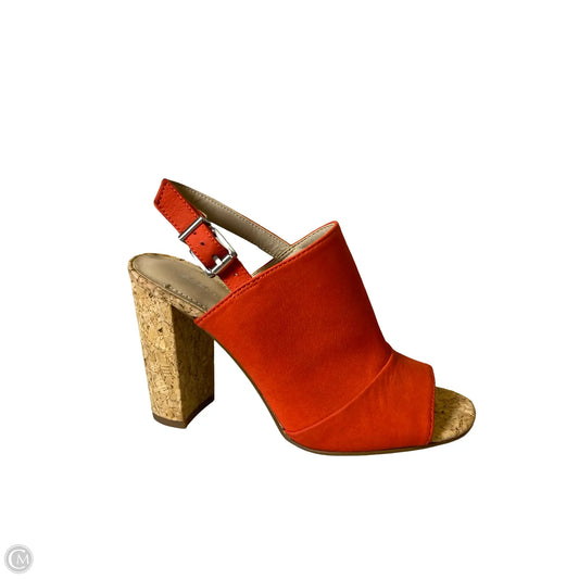 Shoes Heels Block By Bcbg In Orange, Size: 6