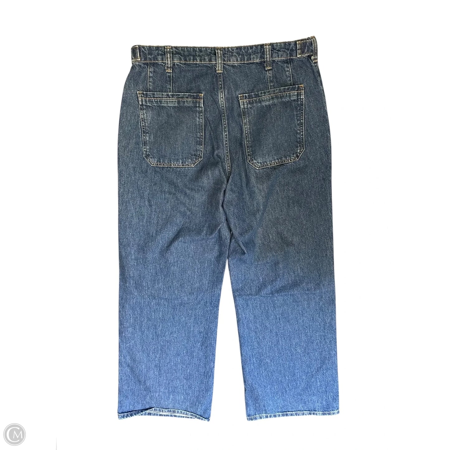 Jeans Wide Leg By We The Free In Blue Denim, Size: 12