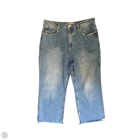 Jeans Wide Leg By We The Free In Blue Denim, Size: 12