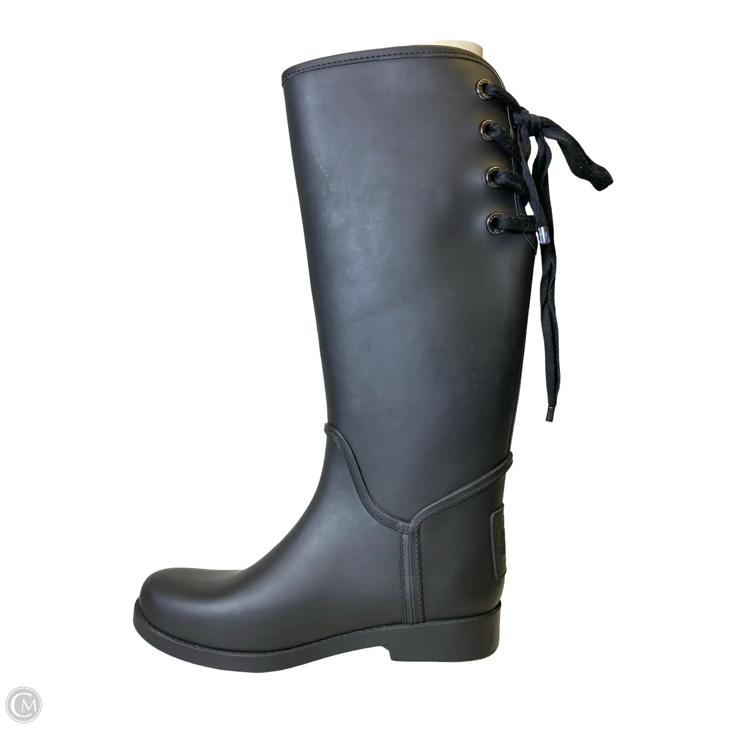 Boots Designer By Coach In Black, Size: 8