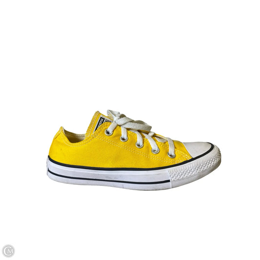Shoes Sneakers By Converse In Yellow, Size: 6
