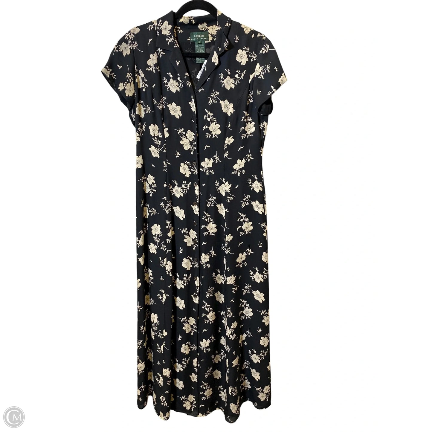 Dress Casual Maxi By Lauren By Ralph Lauren In Floral Print, Size: 8