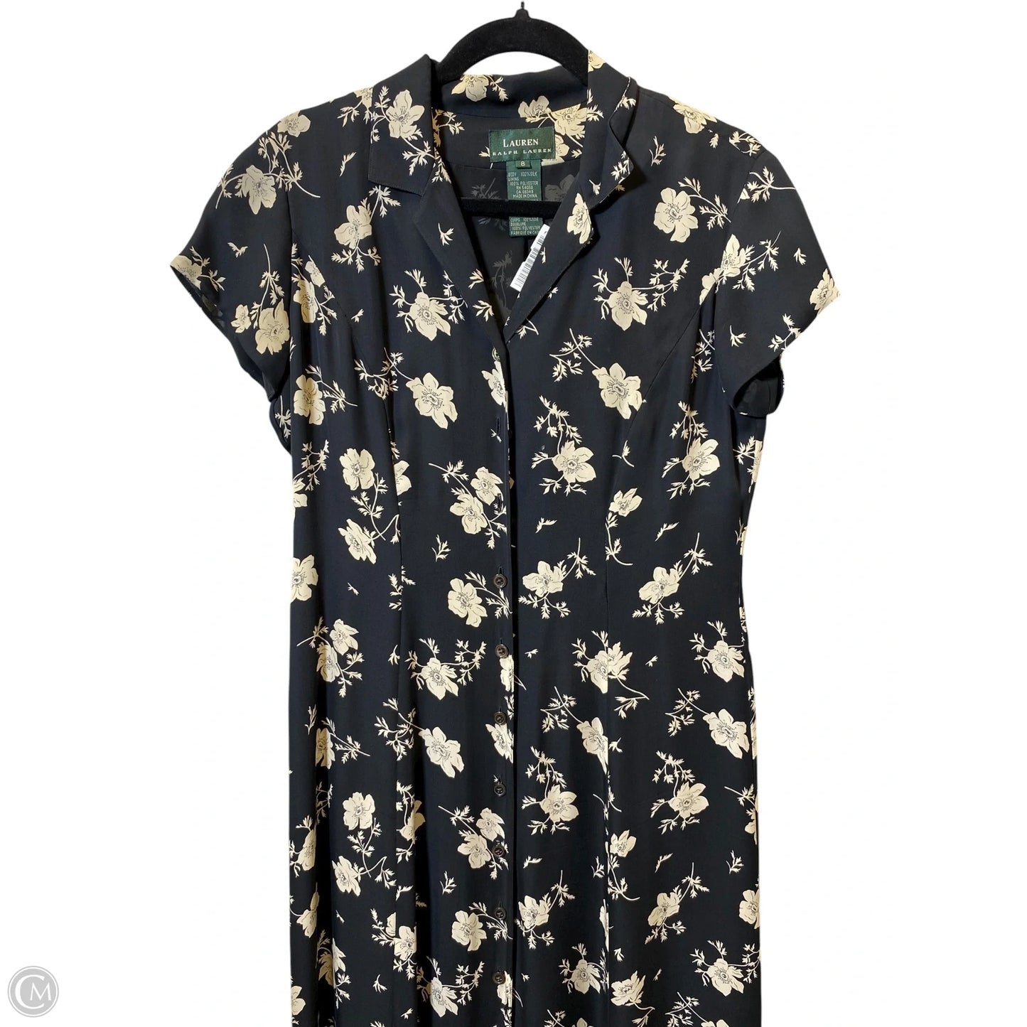 Dress Casual Maxi By Lauren By Ralph Lauren In Floral Print, Size: 8