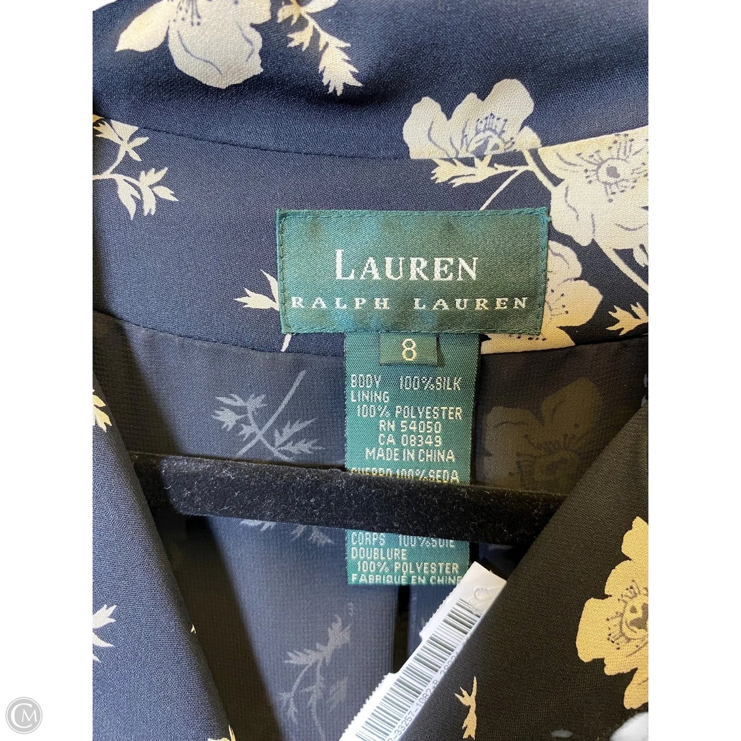Dress Casual Maxi By Lauren By Ralph Lauren In Floral Print, Size: 8
