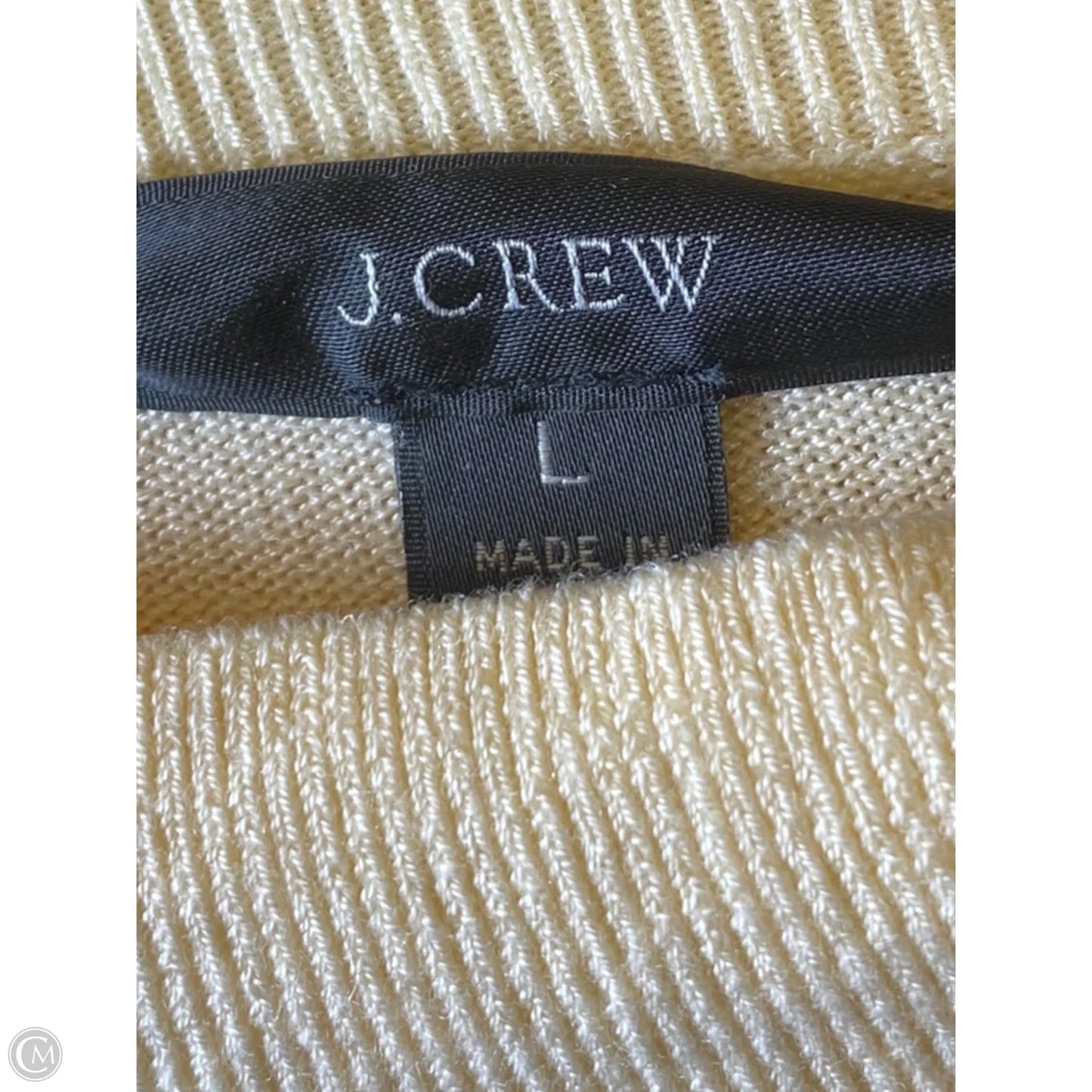 Sweater By J. Crew In Yellow, Size: L