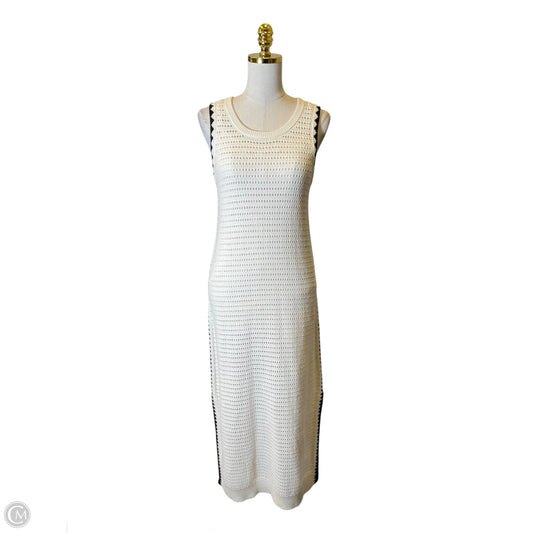 Dress Casual Maxi By Universal Thread In Black & Cream, Size: M