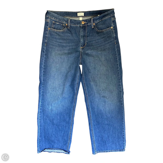 Jeans Wide Leg By Market & Spruce In Blue Denim, Size: 12