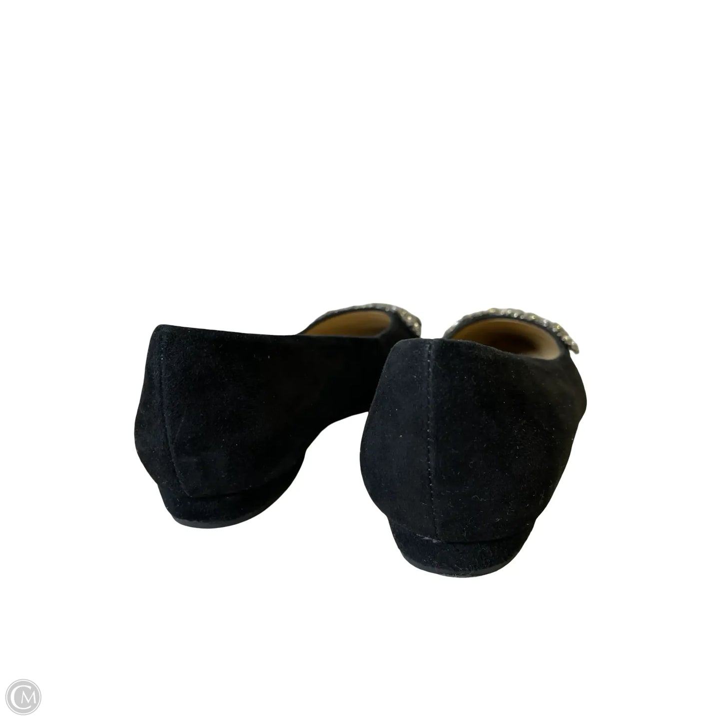 Shoes Designer By Neiman Marcus In Black & Silver, Size: 5.5