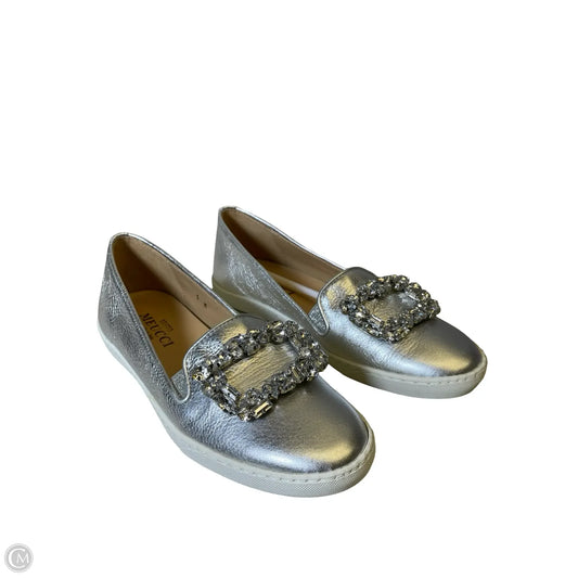 Shoes Flats By Sesto Meucci In Silver, Size: 5