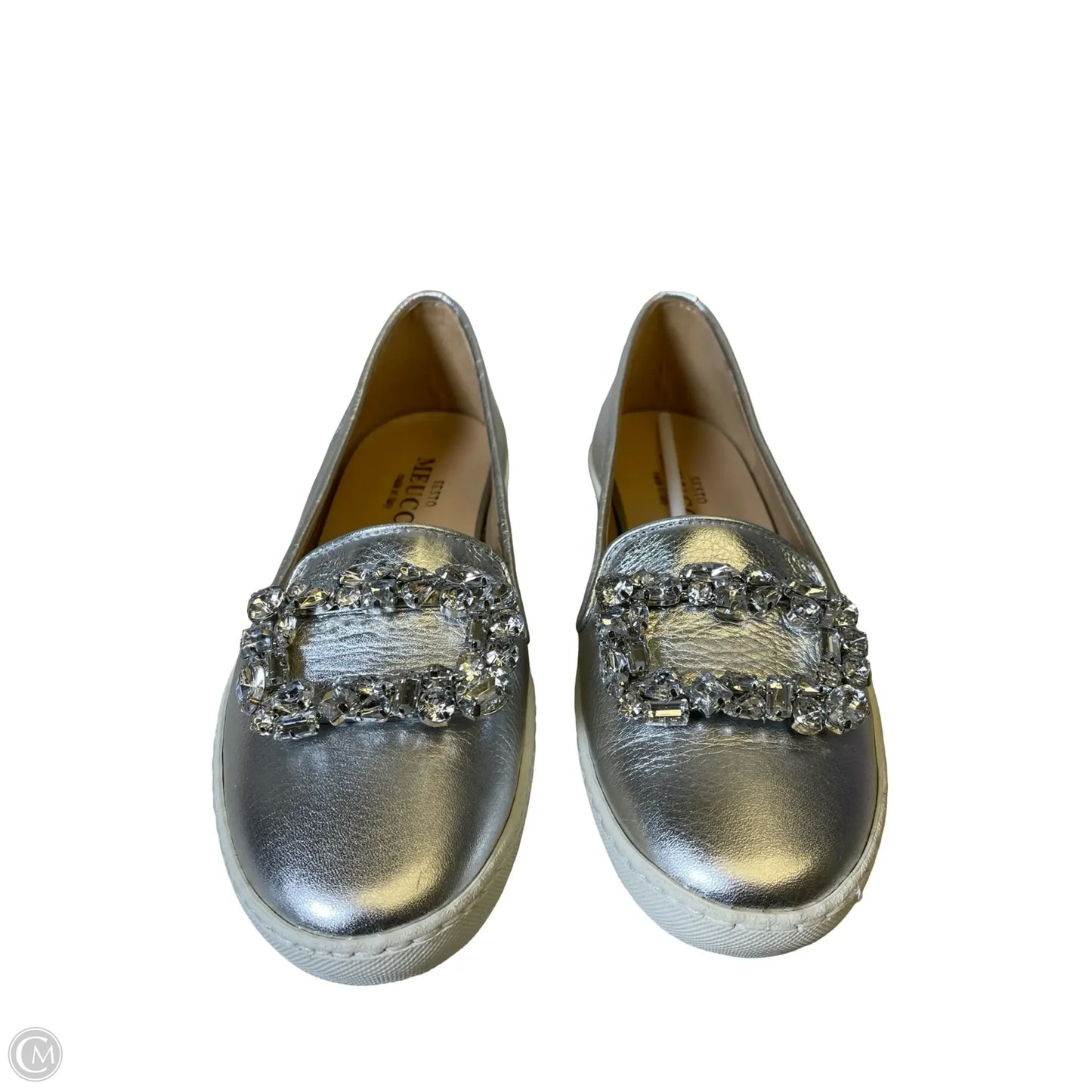 Shoes Flats By Sesto Meucci In Silver, Size: 5