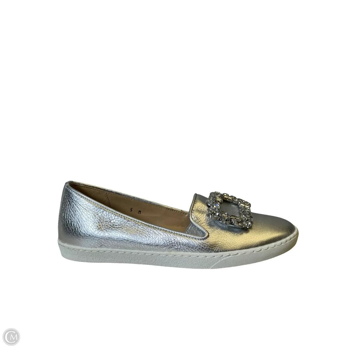 Shoes Flats By Sesto Meucci In Silver, Size: 5