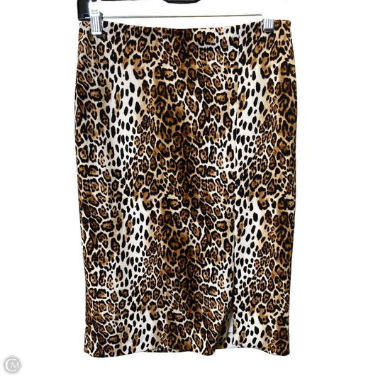 Skirt Maxi By White House Black Market In Animal Print, Size: 4