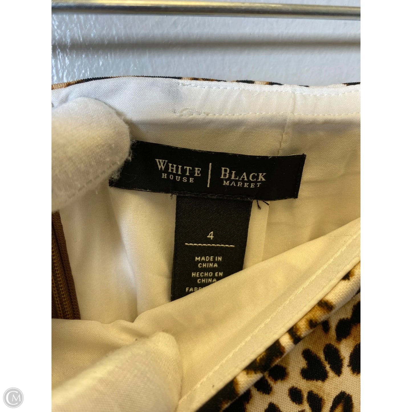 Skirt Maxi By White House Black Market In Animal Print, Size: 4