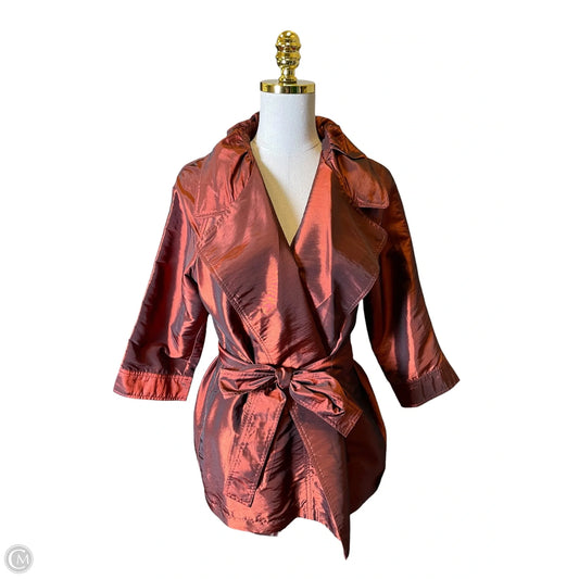 Coat Other By Chicos In Orange, Size: L