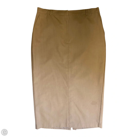 Skirt Maxi By Evan-picone In Beige, Size: 14