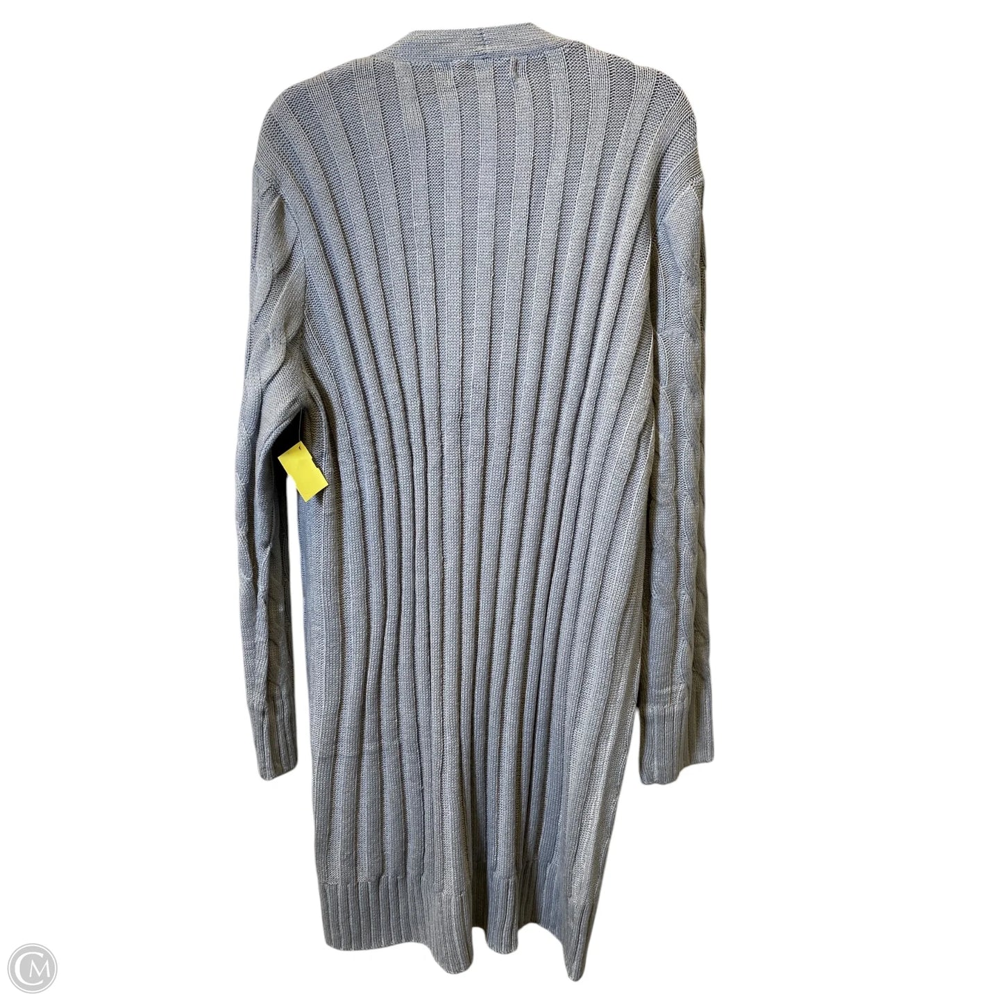 Sweater Cardigan By Merokeety In Grey, Size: 2XL