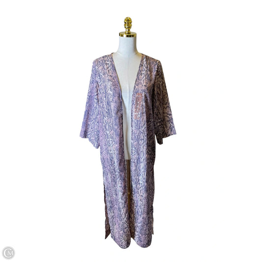 Kimono By Jessica Simpson In Snakeskin Print, Size: M