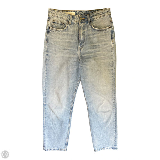 Jeans Straight By Zara In Blue Denim, Size: 8