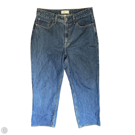 Jeans Straight By Abercrombie And Fitch In Blue Denim, Size: 30