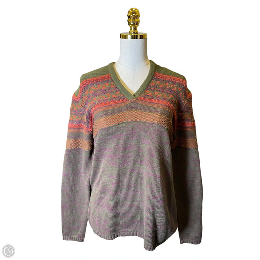 Sweater By Natural Reflections In Multi-colored, Size: M