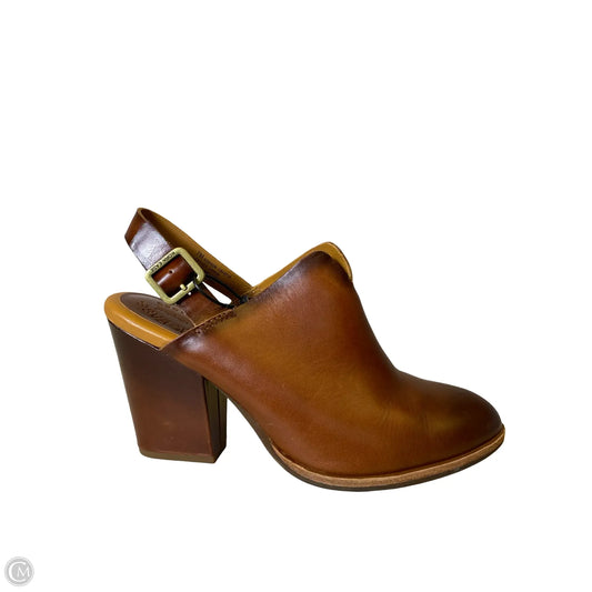Shoes Heels Block By Kork Ease In Brown, Size: 7