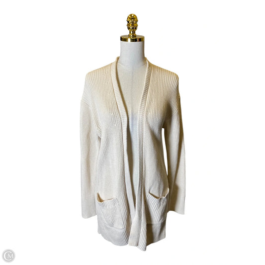 Cardigan By Clothes Mentor In Cream, Size: M