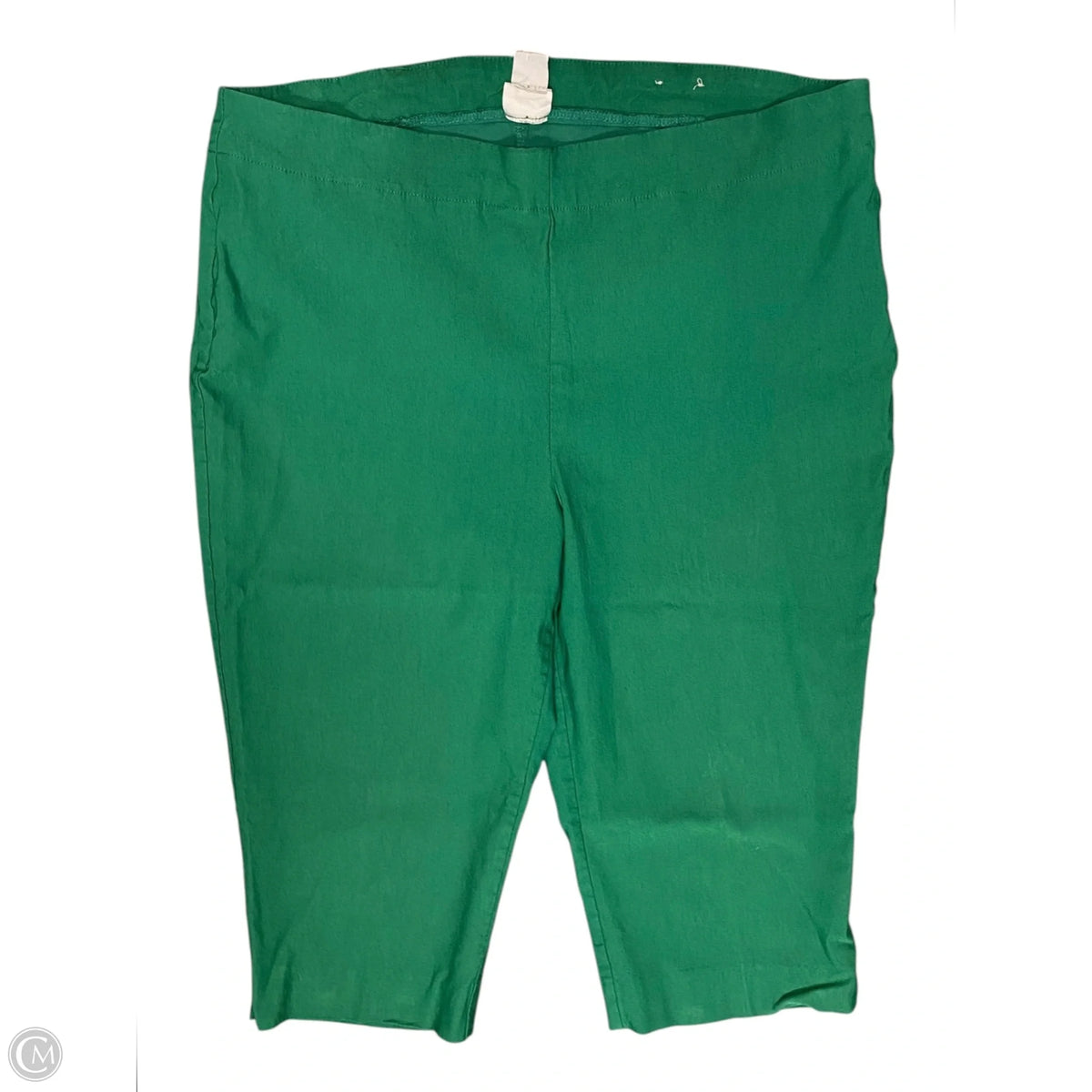 Capris By Chicos In Green, Size: Xl
