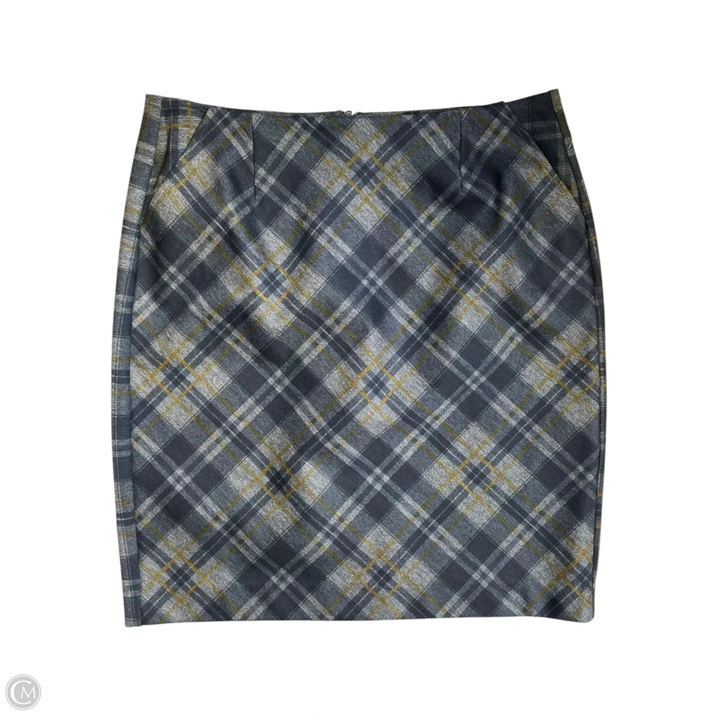 Skirt Midi By Cabi In Plaid Pattern, Size: 8