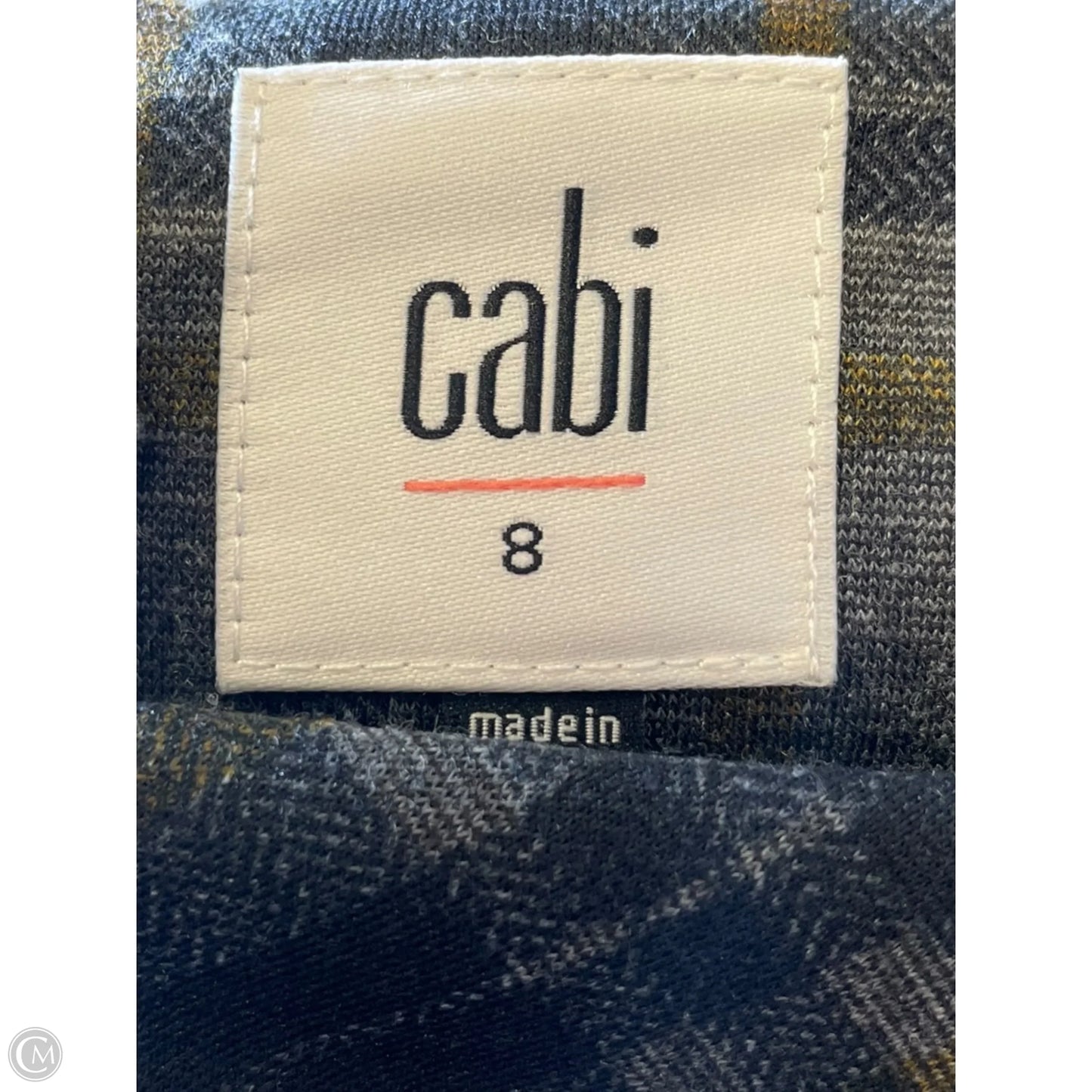 Skirt Midi By Cabi In Plaid Pattern, Size: 8