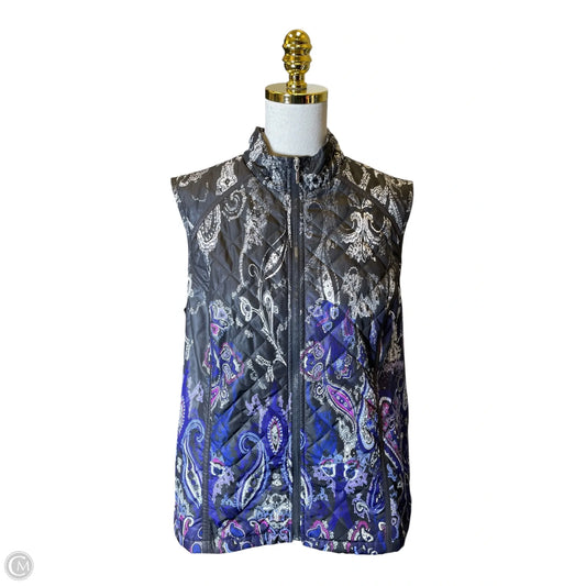 Vest Puffer & Quilted By Zenergy By Chicos In Multi-colored, Size: Xl