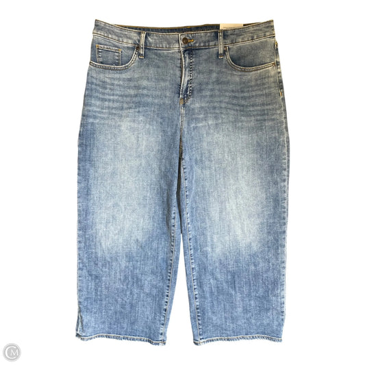 Jeans Wide Leg By Chicos In Blue Denim, Size: 16