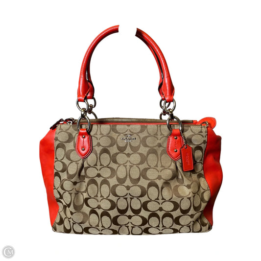Handbag Designer By Coach, Size: Large