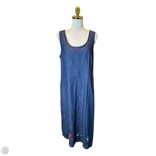 Dress Casual Maxi By Clothes Mentor In Blue, Size: L