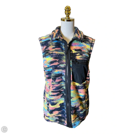 Vest Fleece By Clothes Mentor In Multi-colored, Size: S