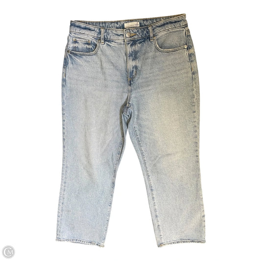 Jeans Straight By Loft In Blue Denim, Size: 8