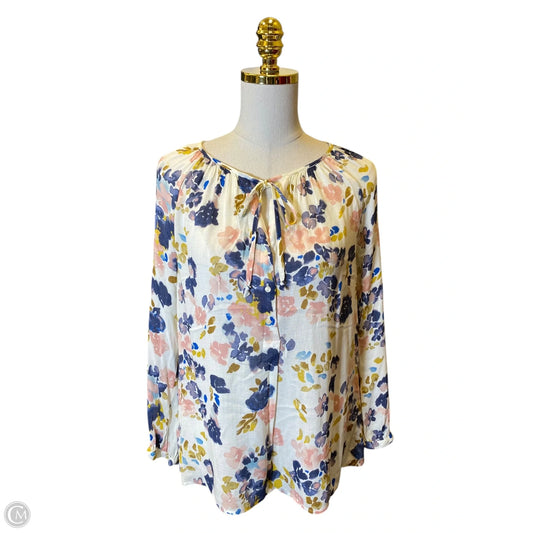 Top Long Sleeve By Lucky Brand In Multi-colored, Size: S
