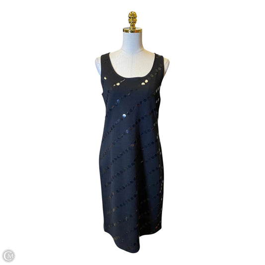Dress Casual Midi By Nina Leonard In Black, Size: M