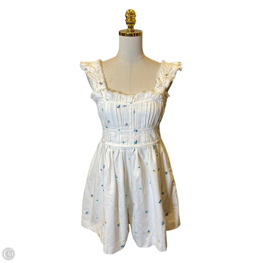 Romper By Peach Love Cream California In Floral Print, Size: M