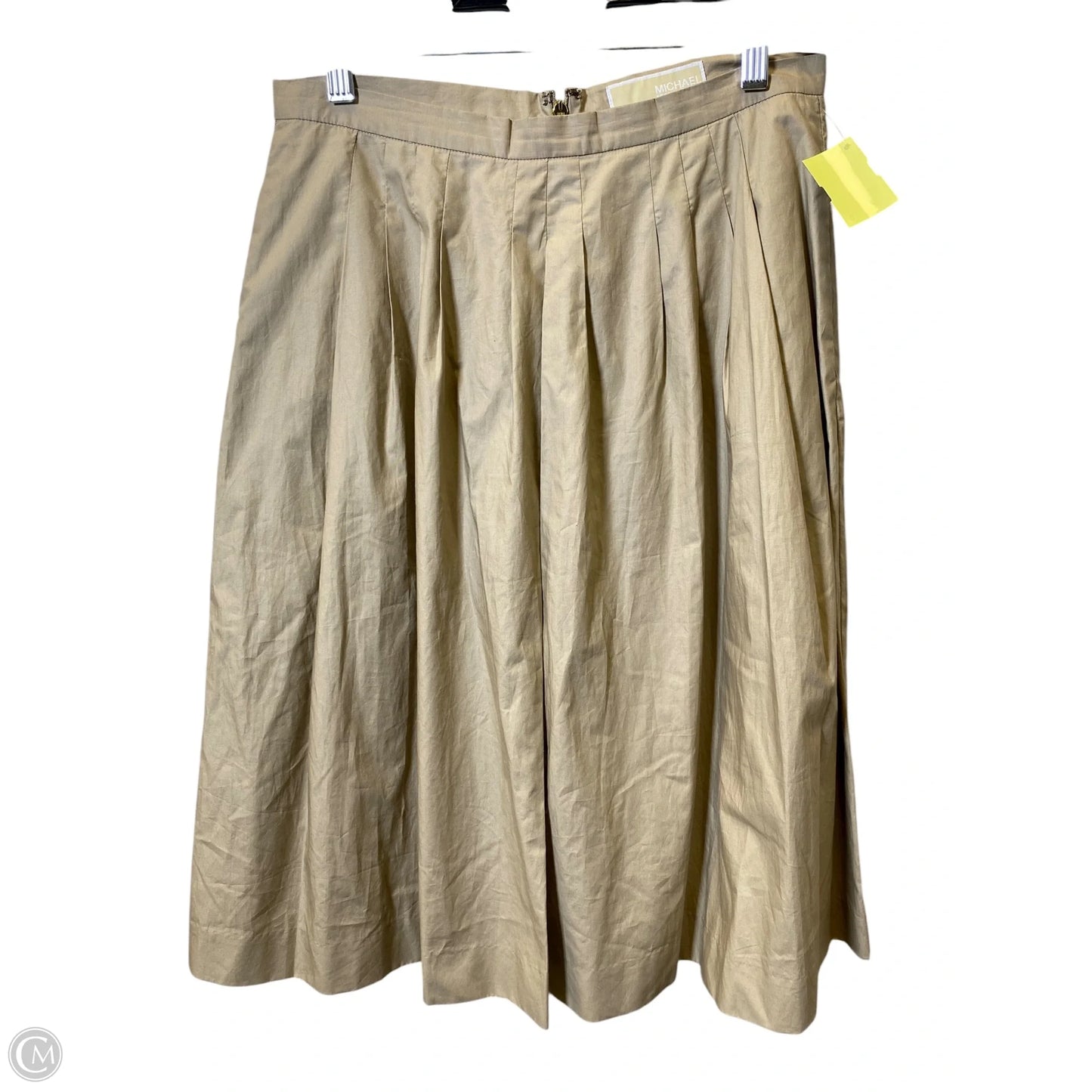 Skirt Designer By Michael Kors In Beige, Size: 4