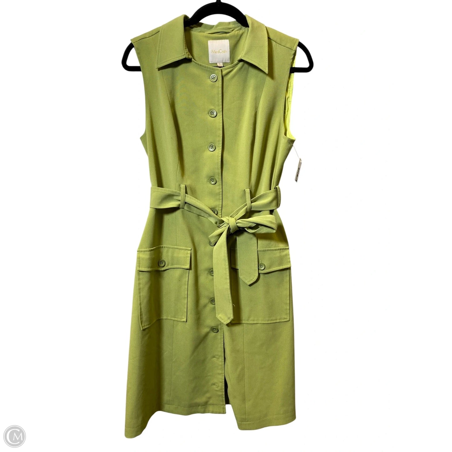 Dress Casual Midi By Modcloth In Green, Size: L