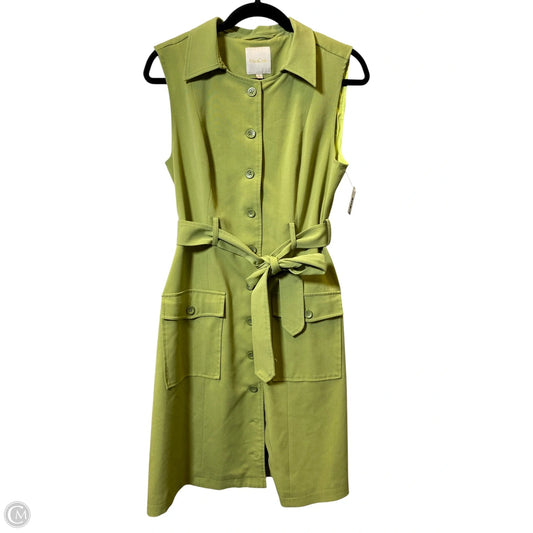 Dress Casual Midi By Modcloth In Green, Size: L