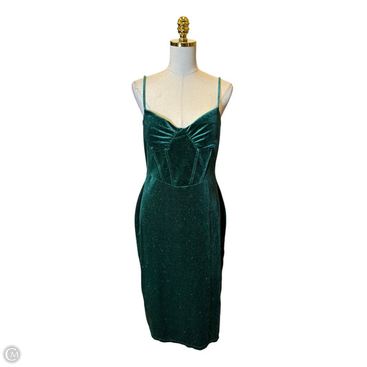 Dress Casual Midi By Clothes Mentor In Green, Size: Xl