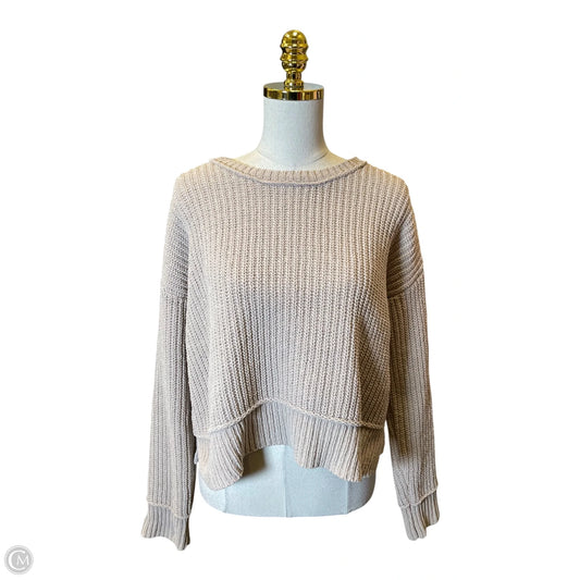 Sweater By Aeropostale In Beige, Size: M