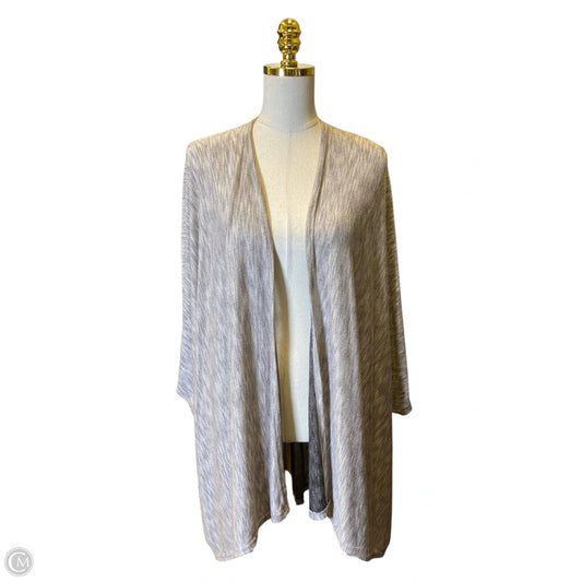 Cardigan By Clothes Mentor In Grey, Size: Osfm