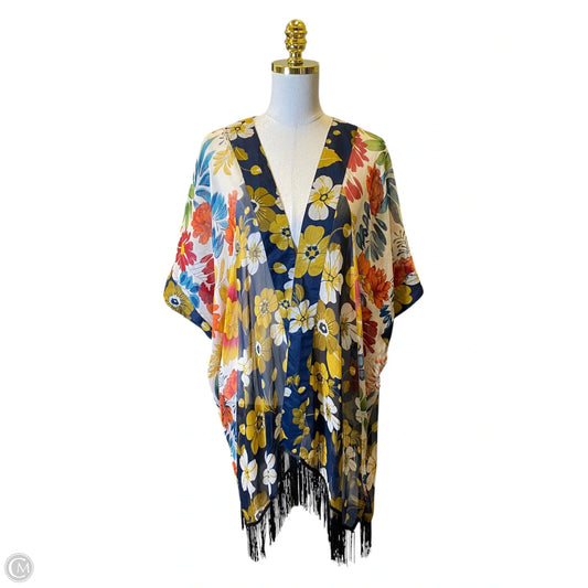 Kimono By So In Floral Print, Size: Osfm